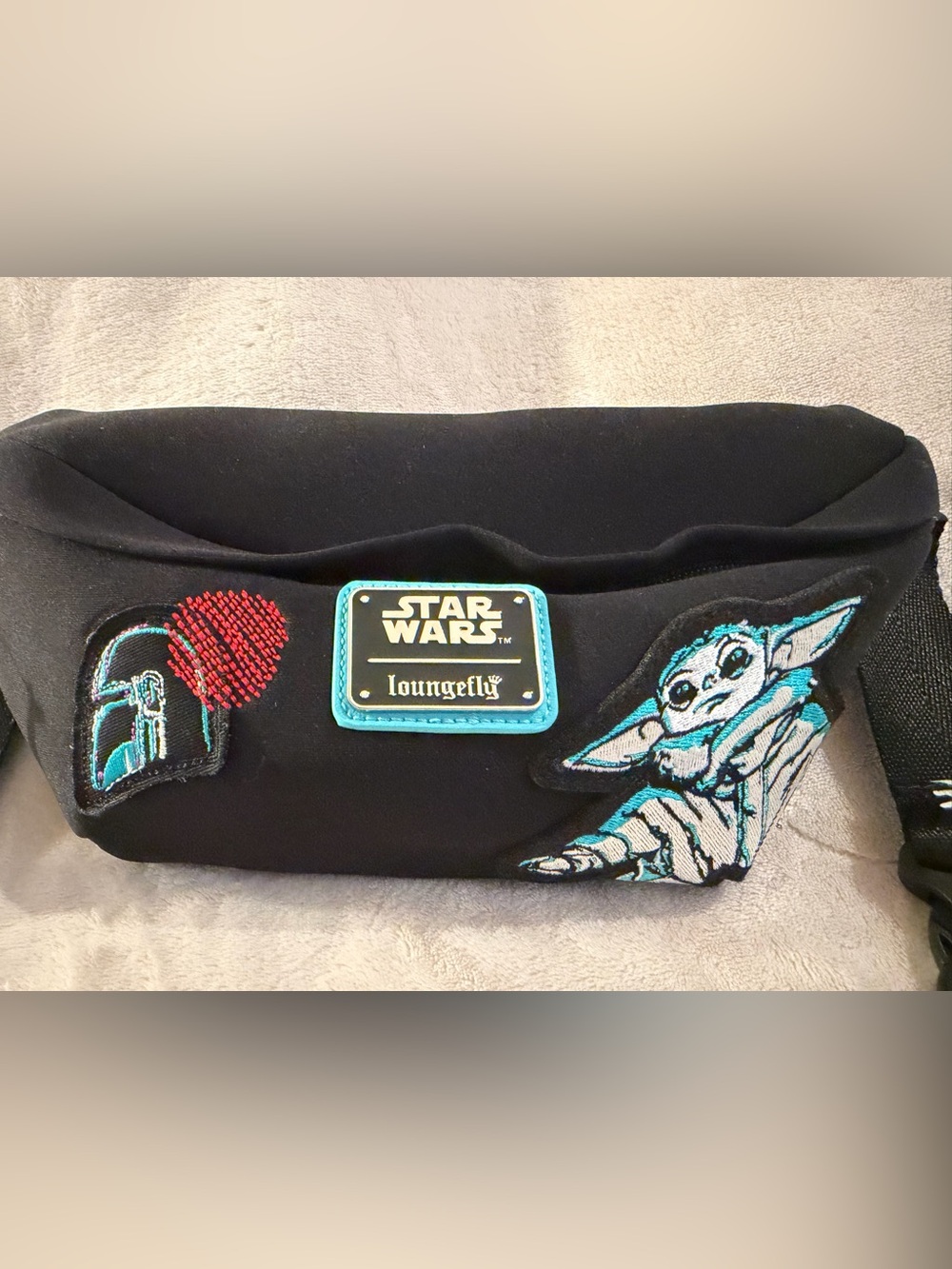 Disney Loungefly Star Wars Mandalorian Fanny Pack Belt Bag Baby Yoda - NWT